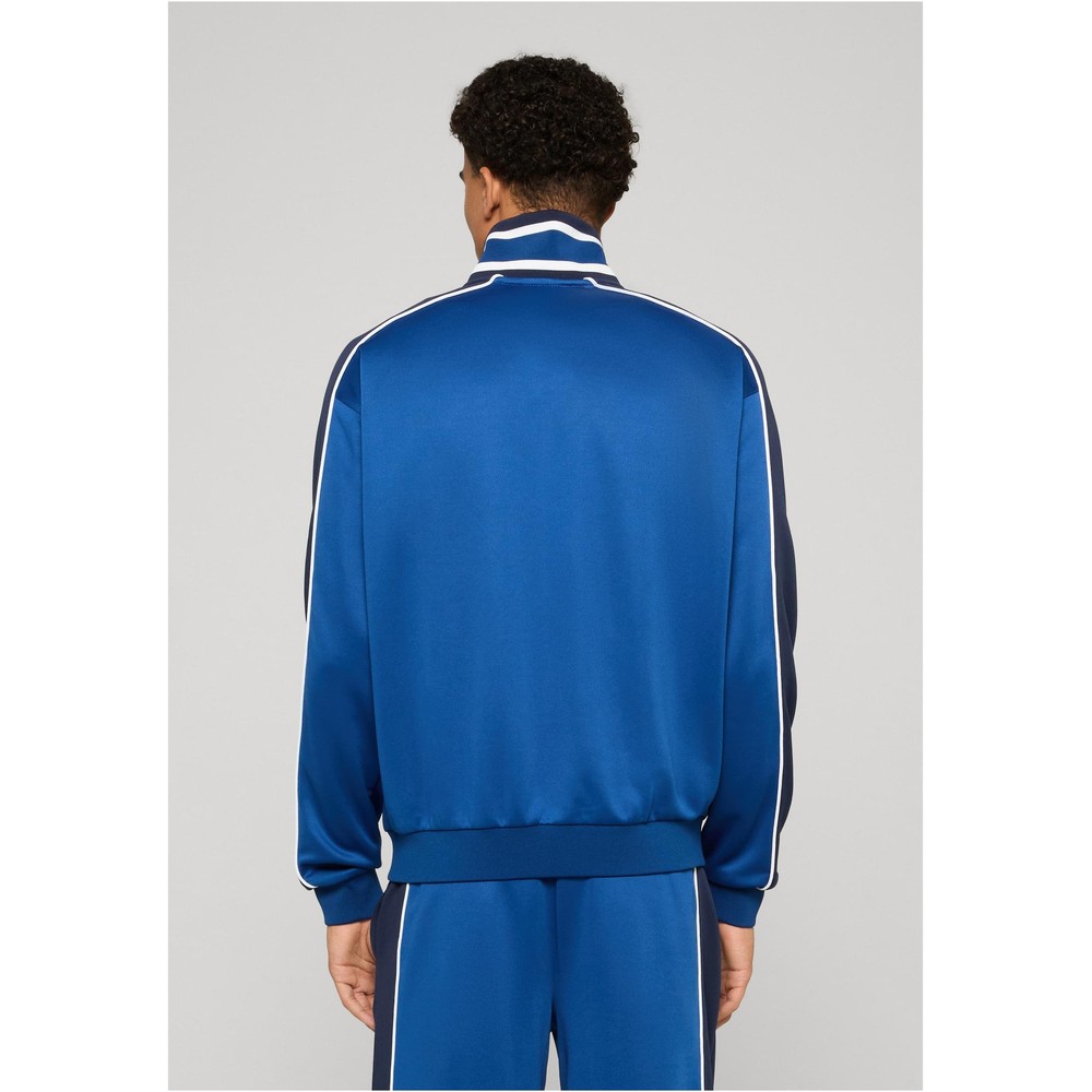 Urban Classics - Interlock Baseball Trainingsjacke - Blau